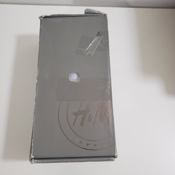 New H&M Genuine Leather Sandals in Black -‎ Size US 4.5 - Picture 9 of 10